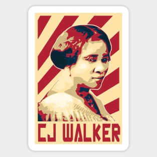 Cj Walker Retro Sticker